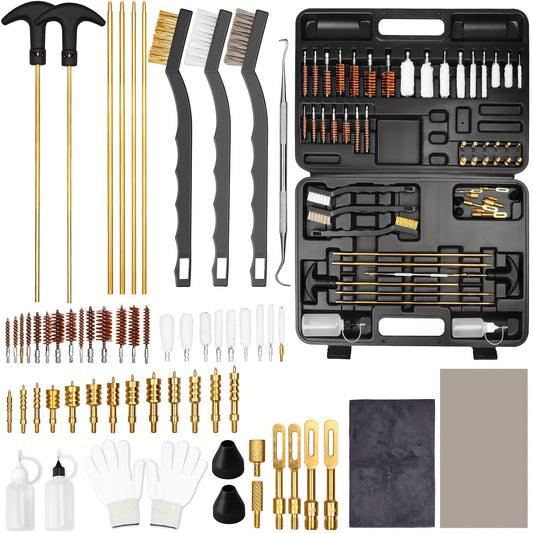 Complete Gun Cleaning Kit with Reusable Brushes and Tools - Parry's Picks