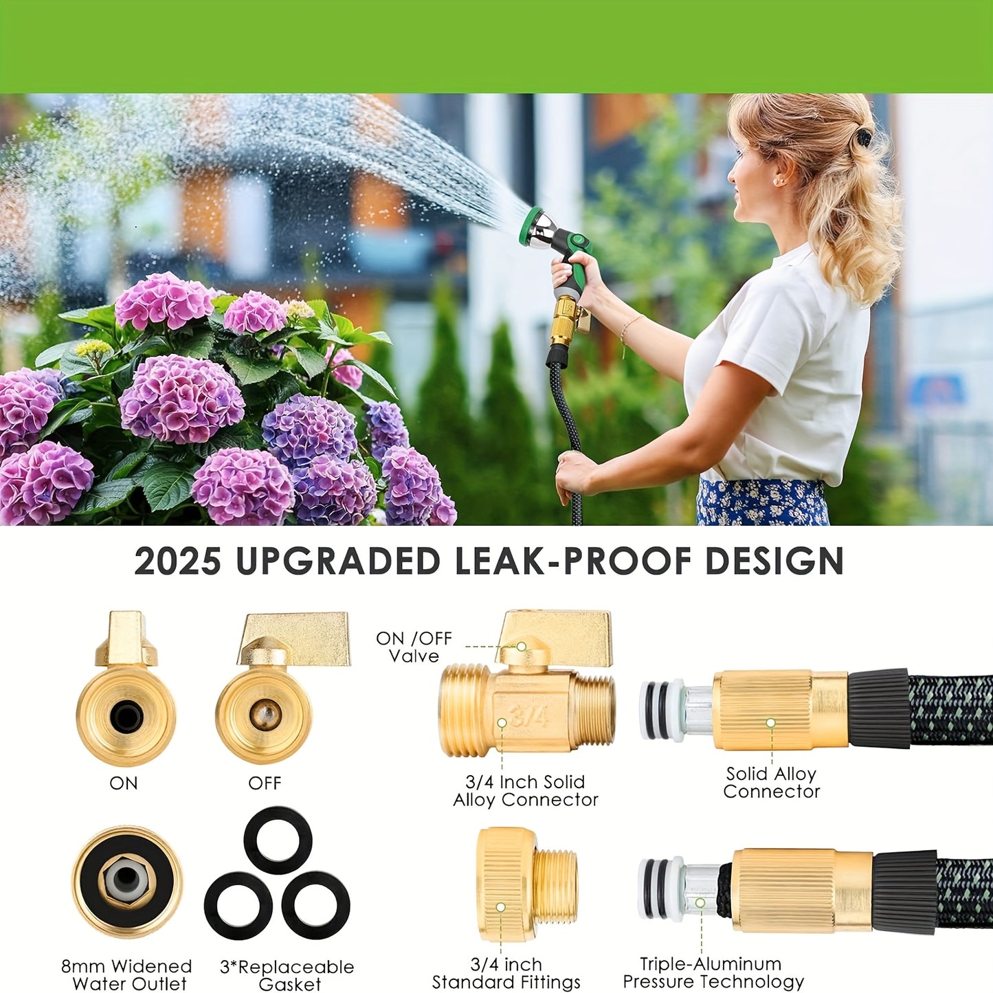 Heavy-Duty Garden Hose with Brass Fittings for Outdoor Use - Parry's Picks