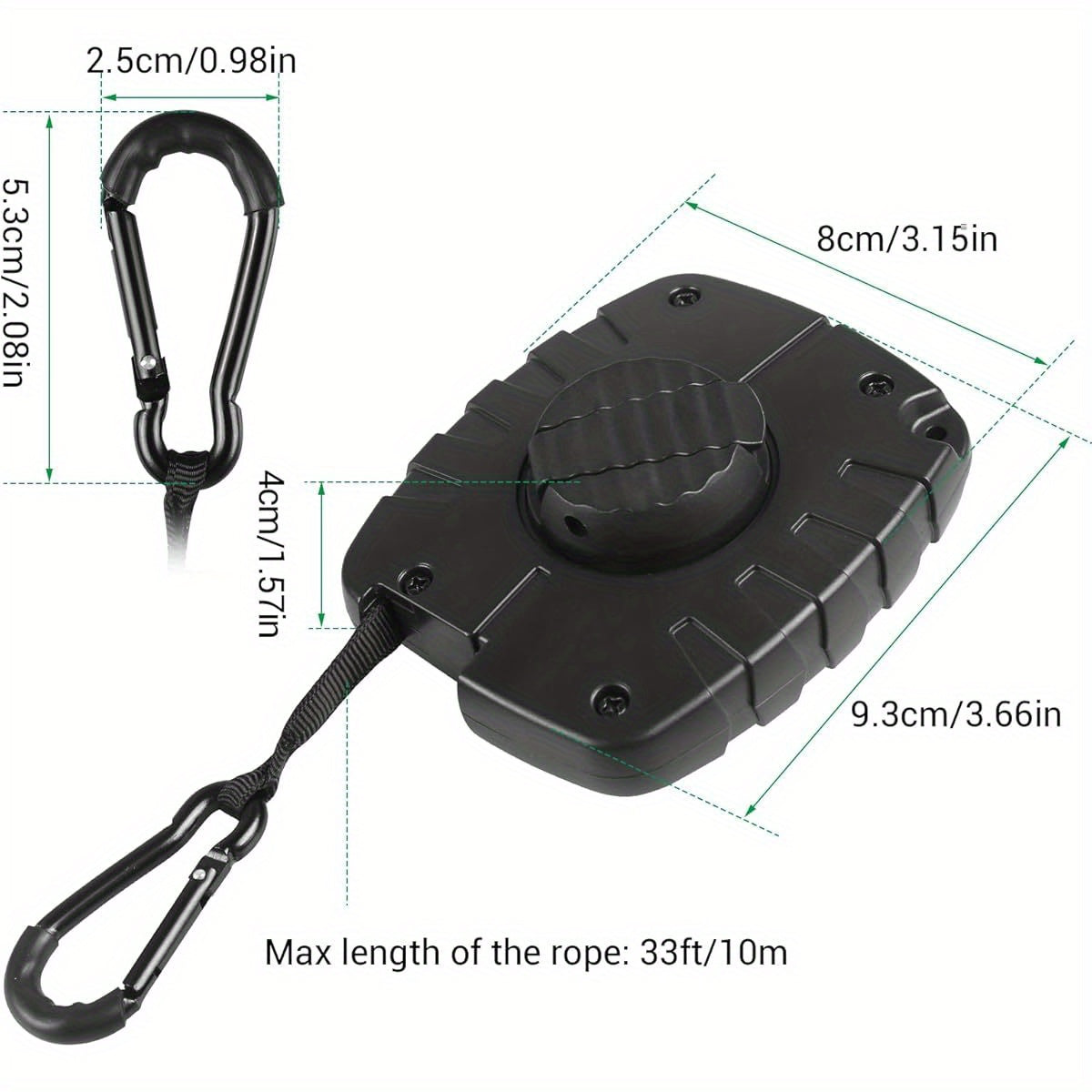 FUNANASUN Heavy-Duty Retractable Bow Hoist for Hunting Gear