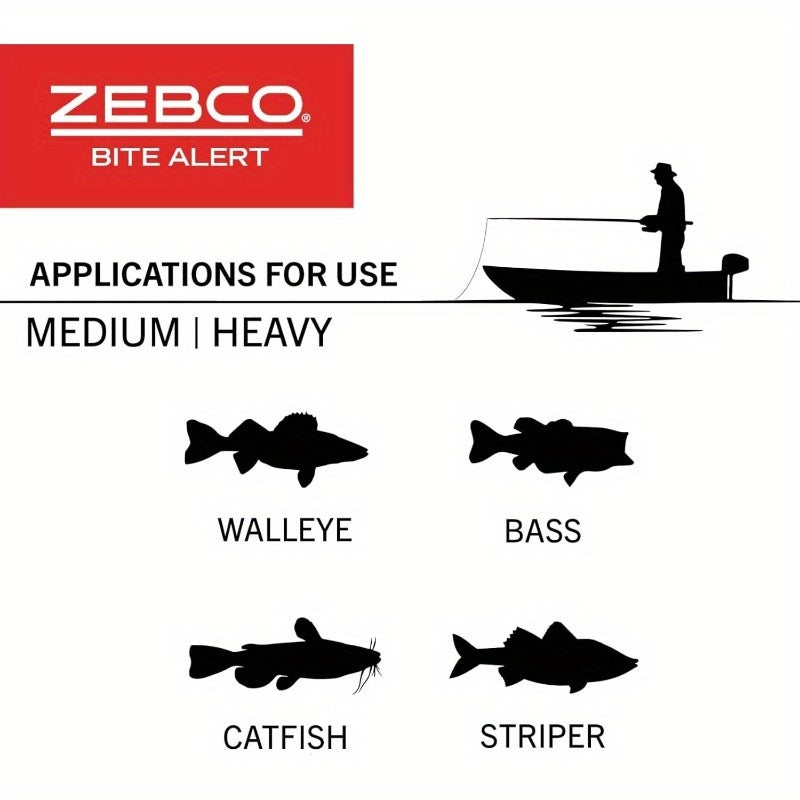 Bite Alert Spinning Reel And Two Piece Fishing Rod Combo