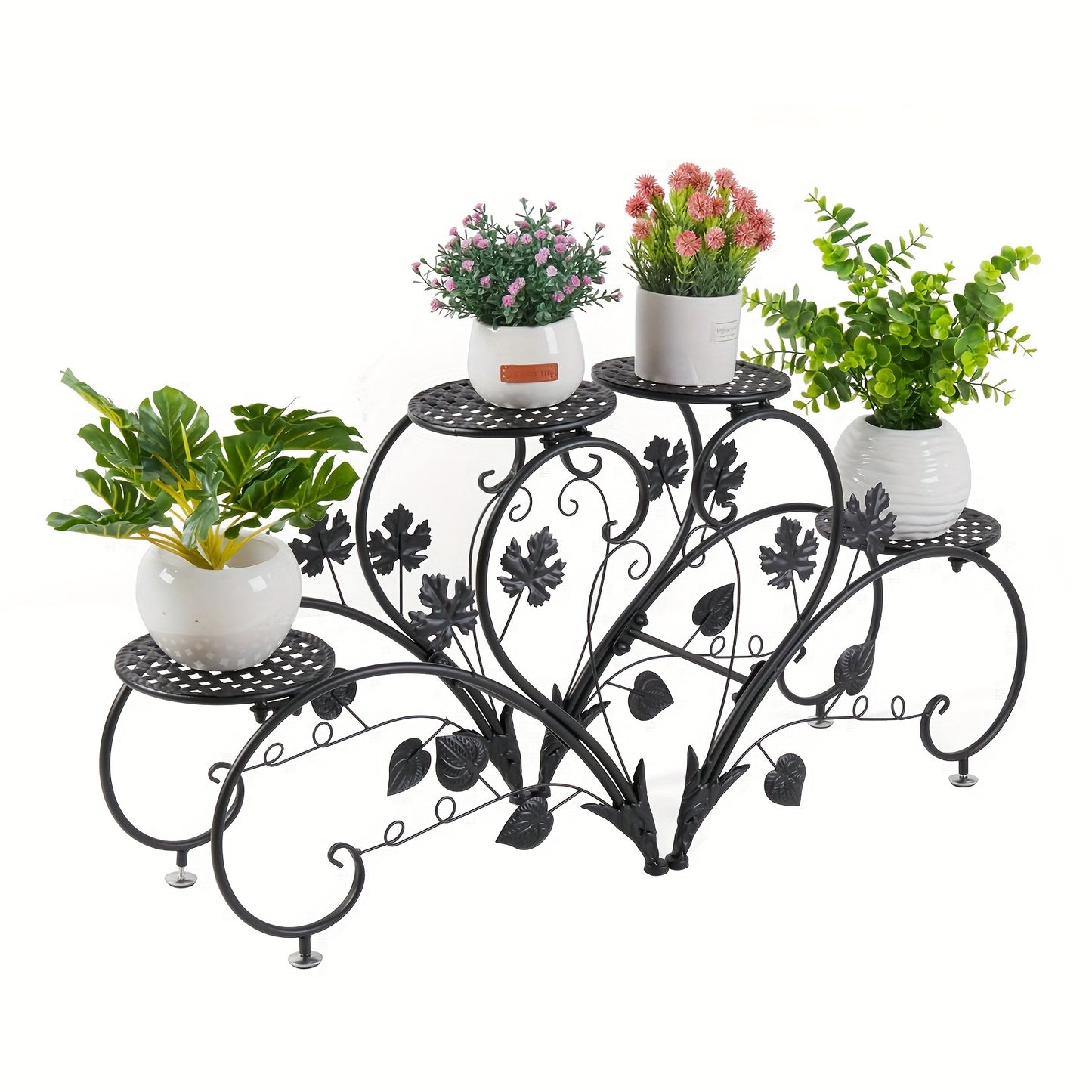 Metal Plant Stand Pot Holder Multilevel Display Shelf