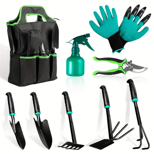 Ergonomic 9 Piece Garden and Bonsai Tool Kit - Parry's Picks