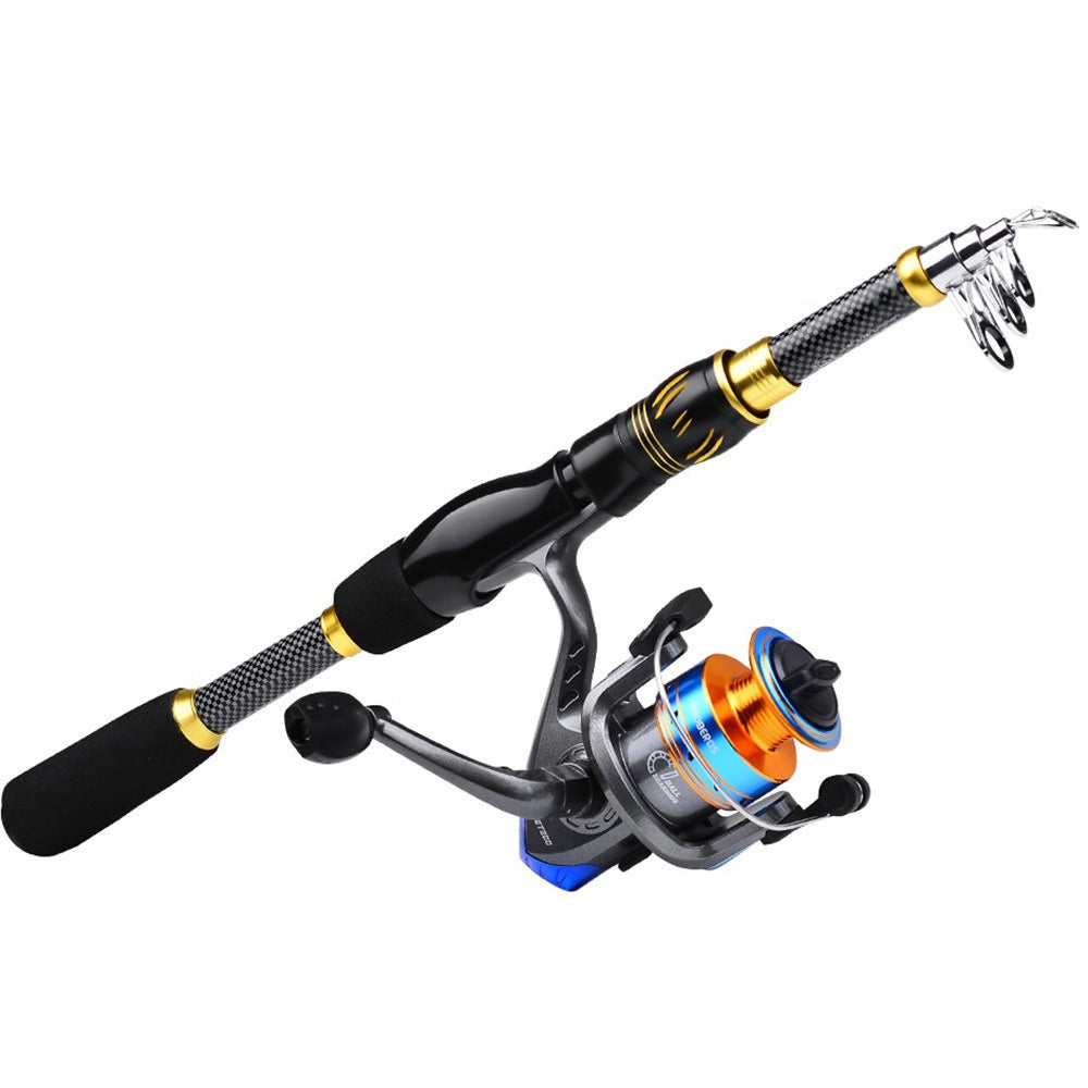 All-In-One Fishing Kit With Bio-Engineered Lures Carbon Fiber Rod And Reel - Parry's Picks