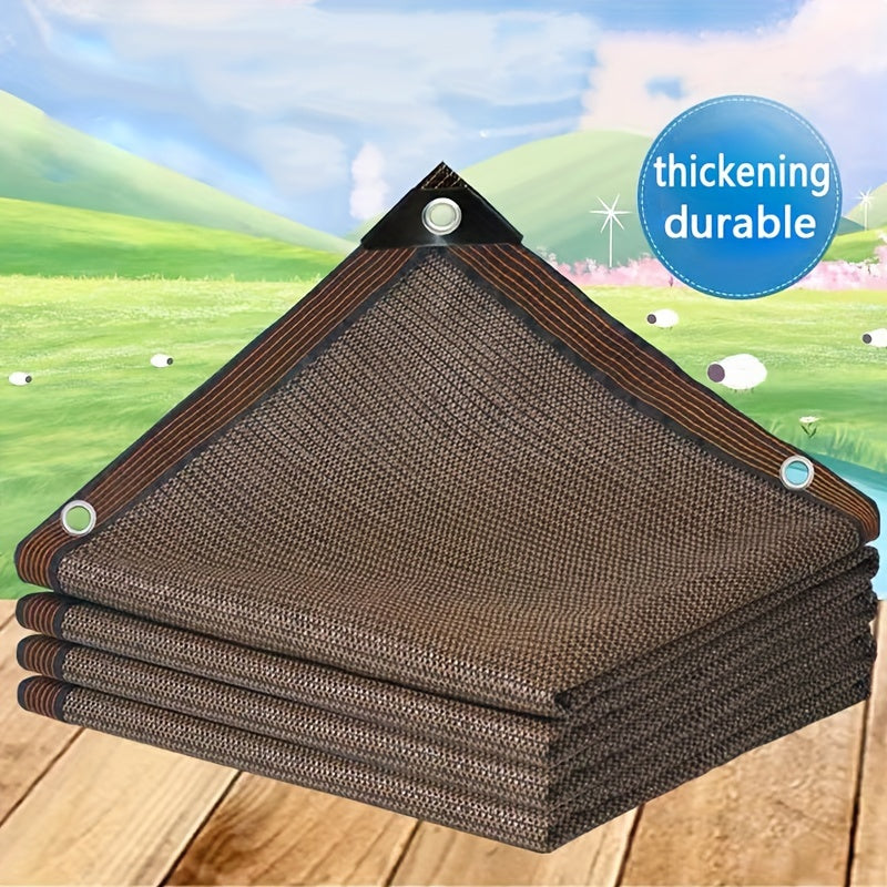 Coffee Colored Encrypted Shading Net for Outdoor Sun Protection - Parry's Picks