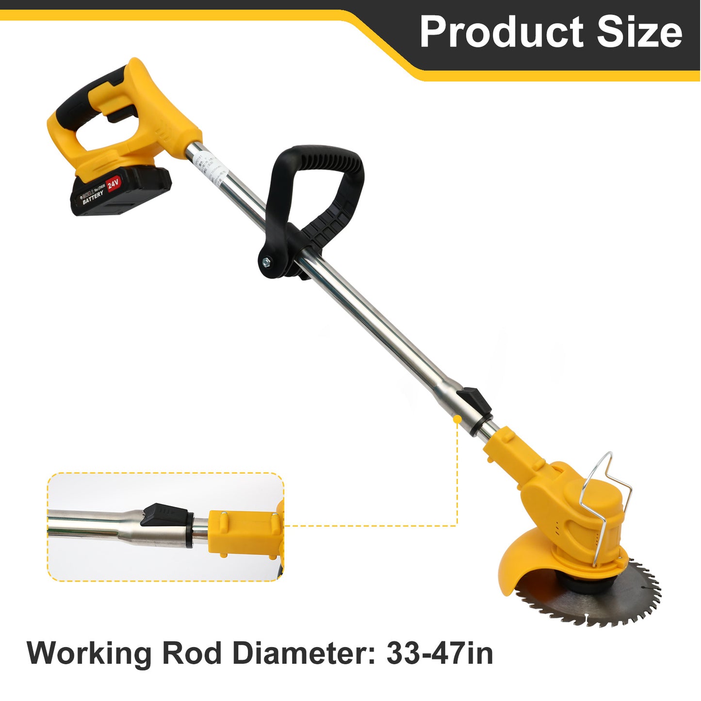 Cordless 3-in-1 Weed Trimmer Edger for Lawn and Garden - Parry's Picks