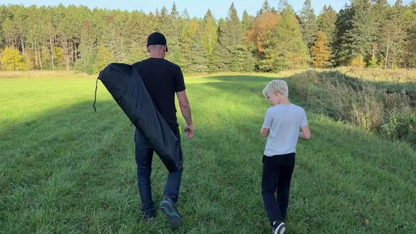 YAFITI 3 Person See Through Ground Hunting Blind Windows