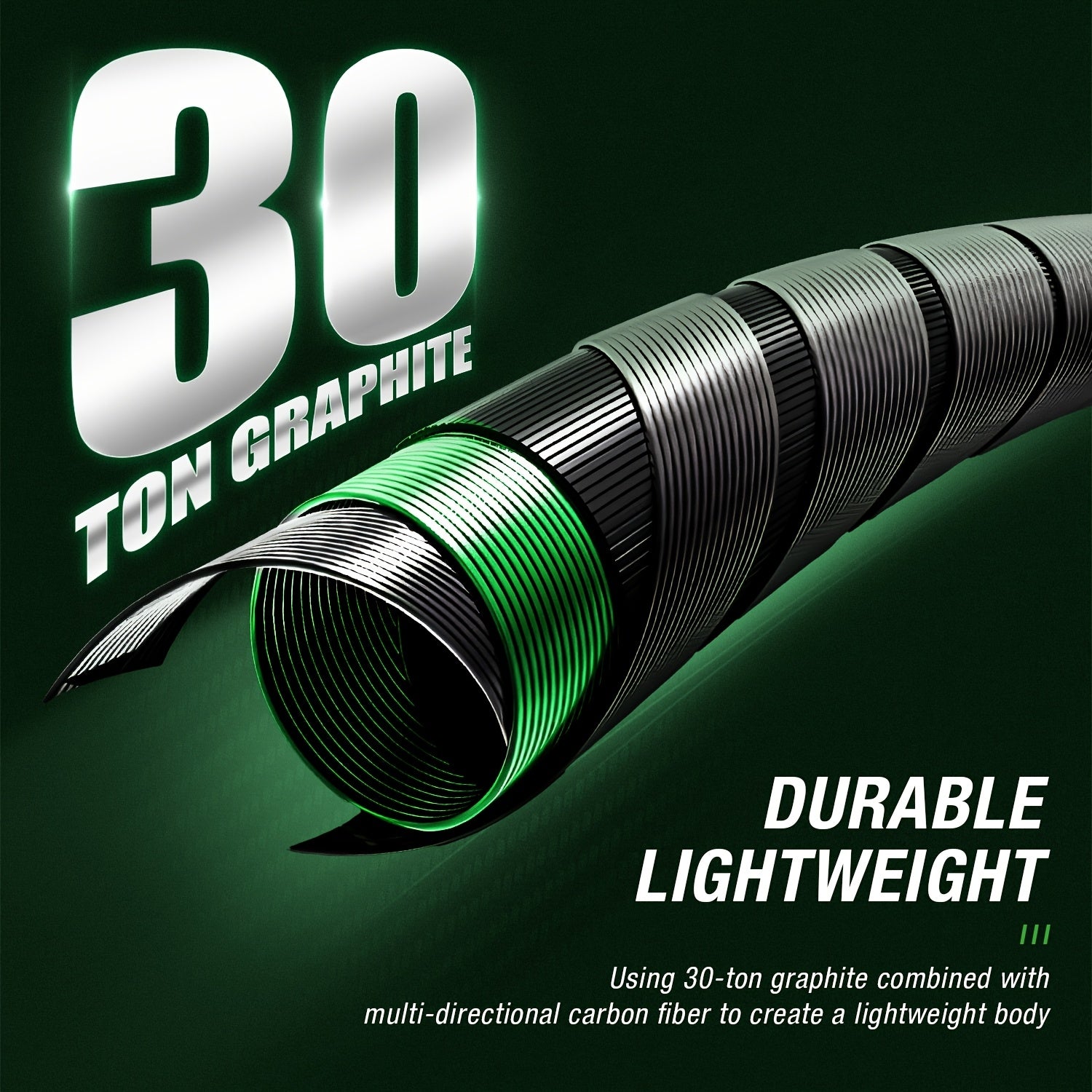 Ghosthorn Fishing Rod and Reel Combo Telescopic Graphite Pole Kit - Parry's Picks