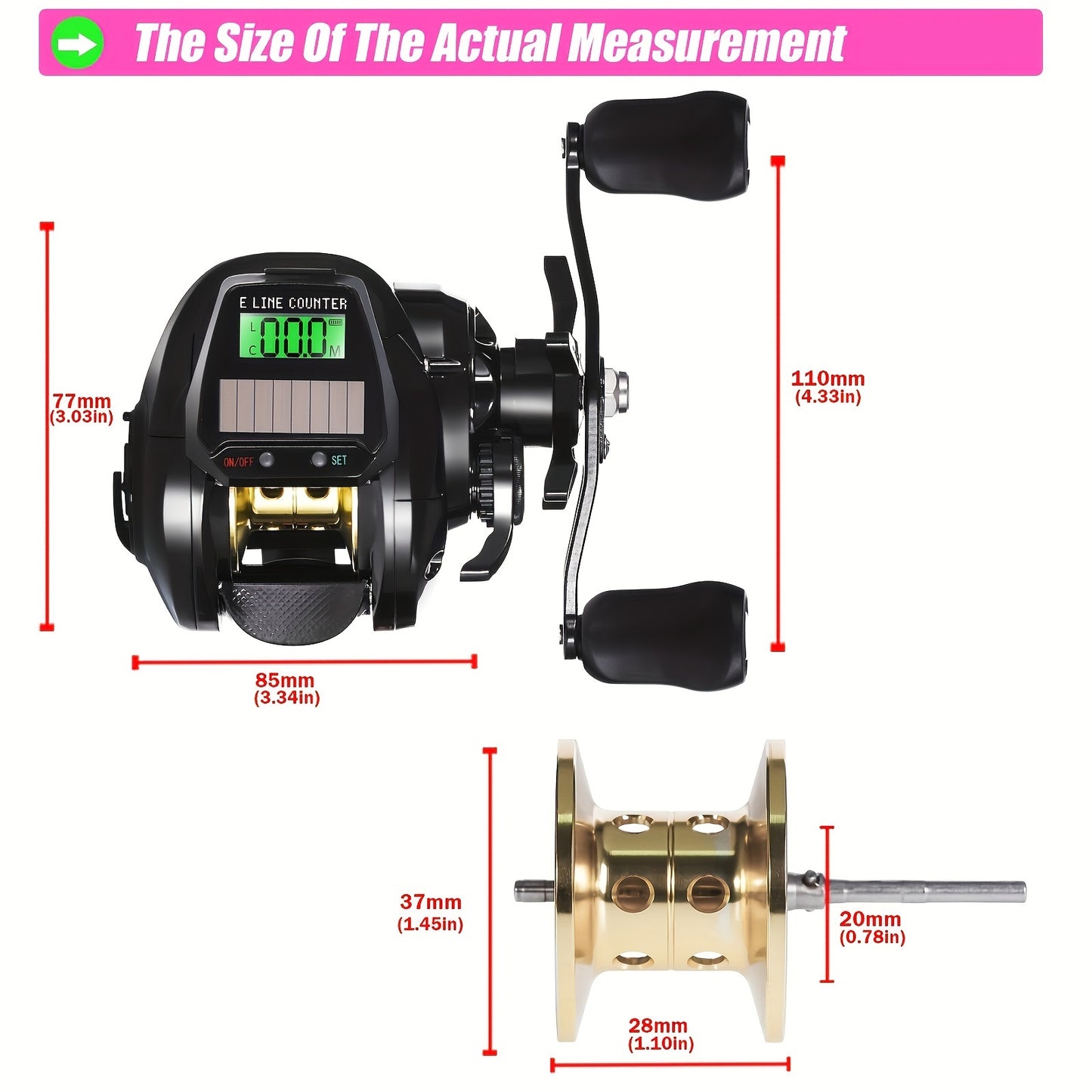 Electric Saltwater Fishing Reel Variable Speed Heavy Duty Rotating Line - Parry's Picks