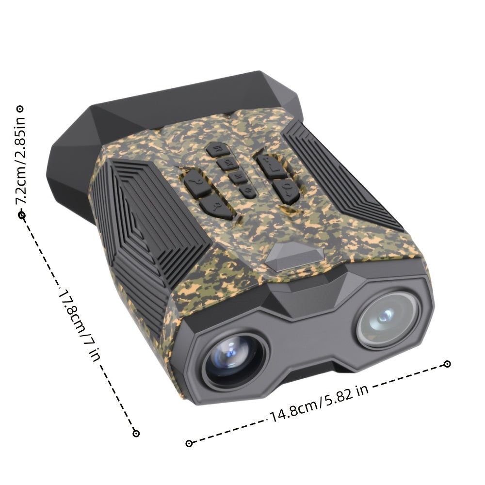 Night Vision Binoculars With 20X Digital Zoom, 3" Display, IR Illumination, Built-in Battery, USB Charge, 32GB Card. ABS Material, For Hunting, Camping, Sec. Ideal Gift For Valentine's, Thanksgiving, Christmas, New Year, Fath