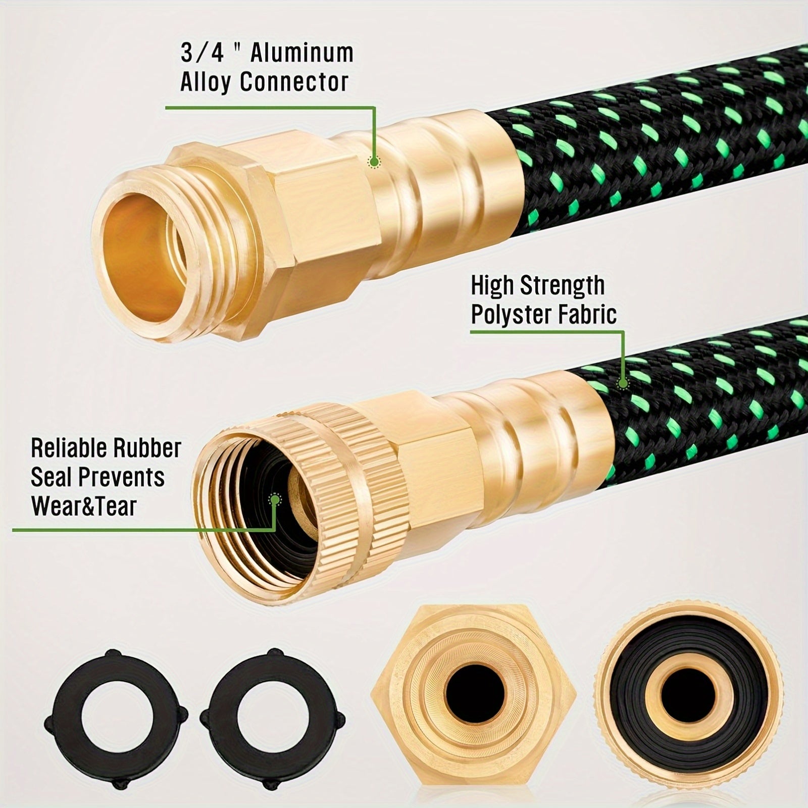 Heavy-Duty Garden Hose with Brass Fittings for Outdoor Use - Parry's Picks