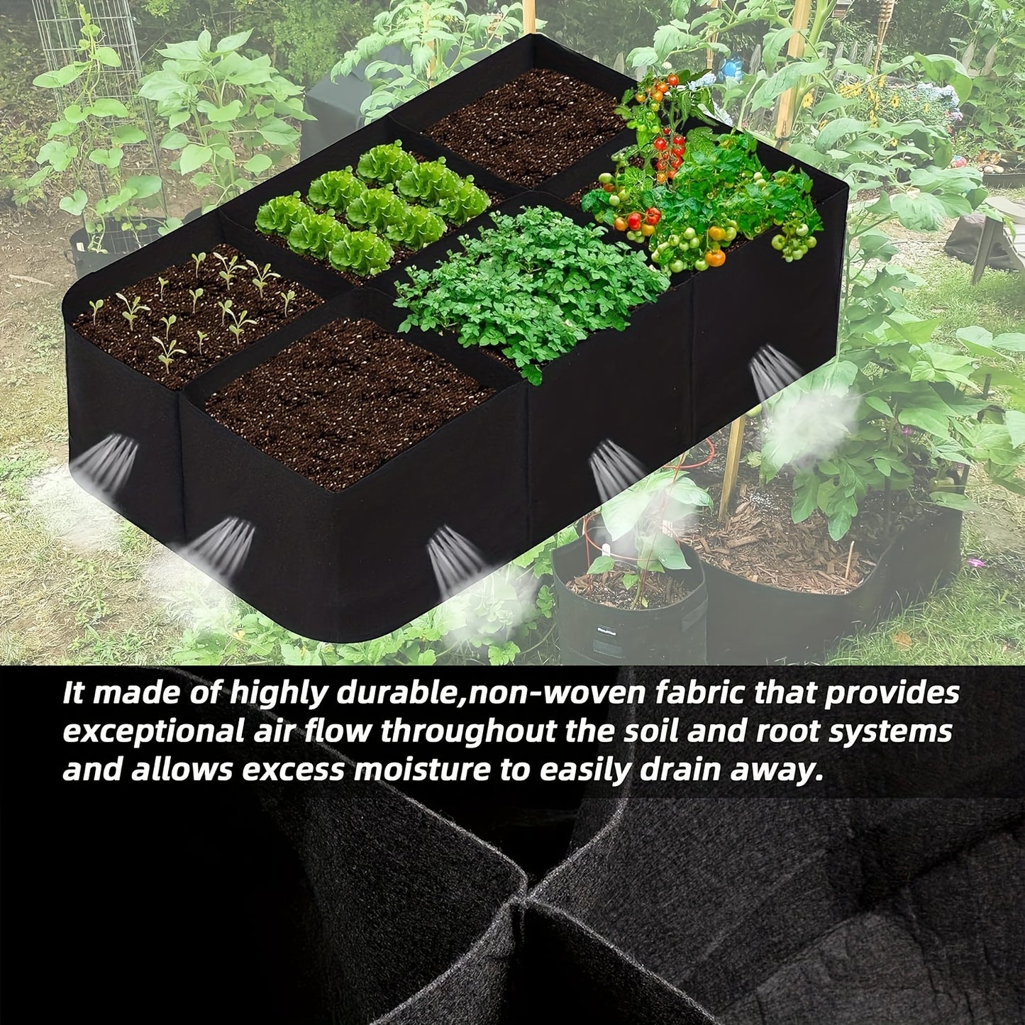 Garden Bed Grow Bags for Vegetables and Flowers Planting Container - Parry's Picks