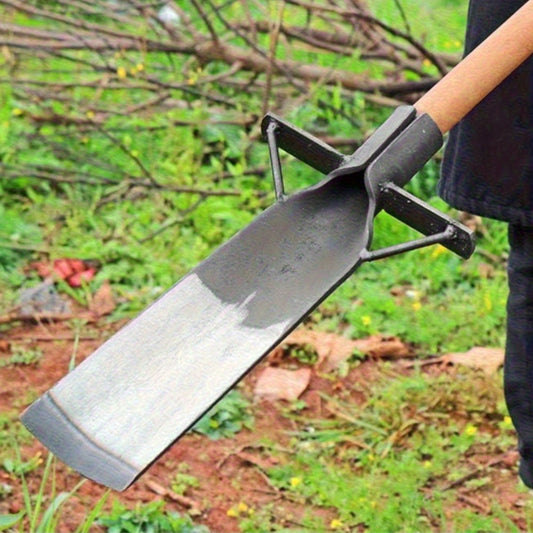Heavy Duty Metal Gardening Shovel for Tough Soil and Weeding - Parry's Picks