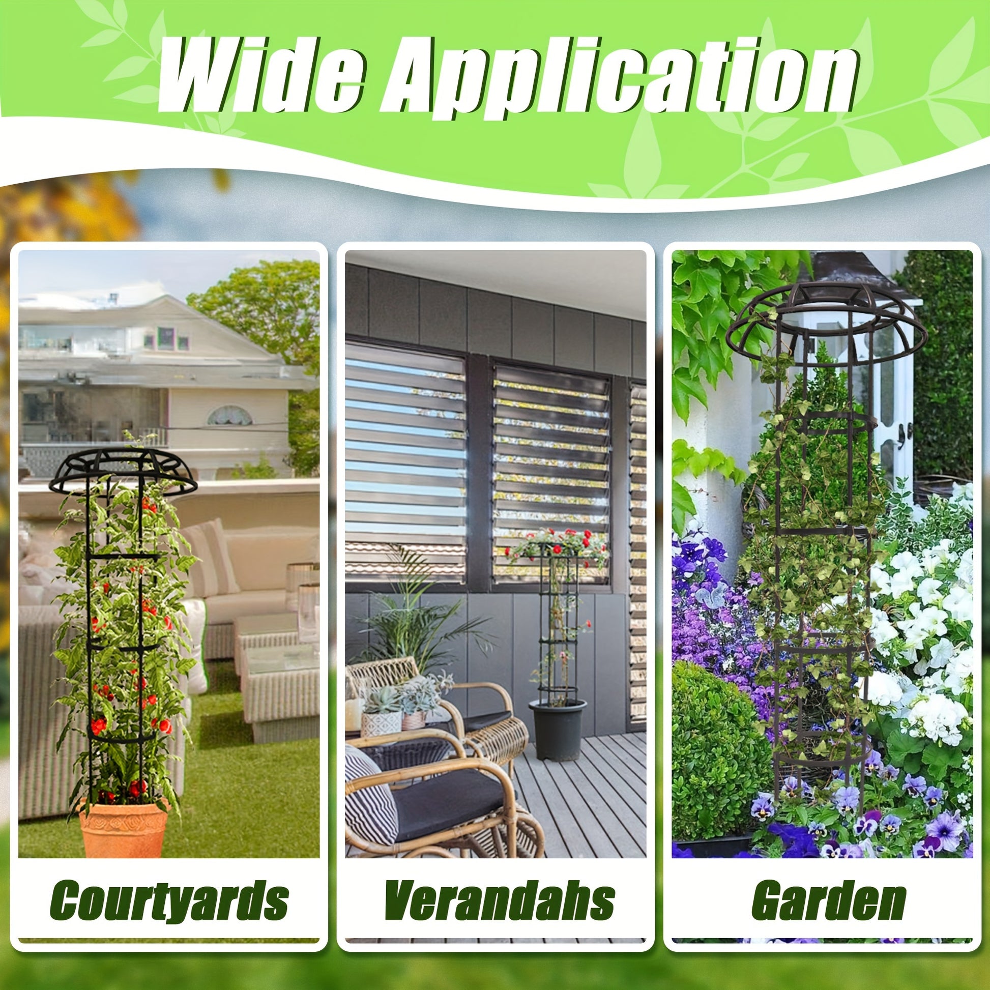 Mushroom Top Climbing Support Frame for Outdoor Vines and Flowers - Parry's Picks