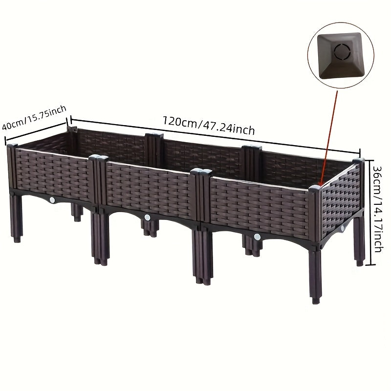Elevated Garden Bed Set for Flowers and Vegetables - Parry's Picks