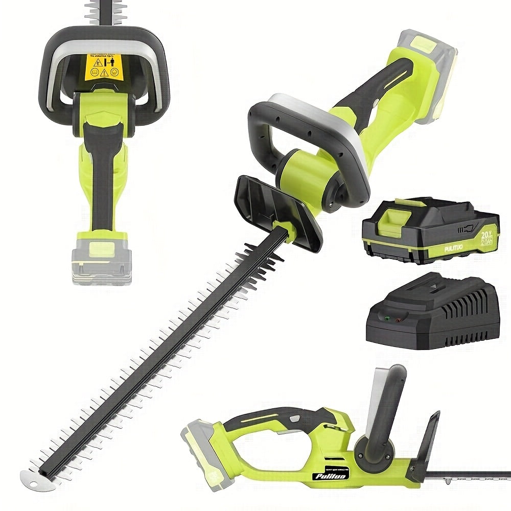 PULlTUO Cordless Hedge Trimmer with Dual-Action Blades - Parry's Picks