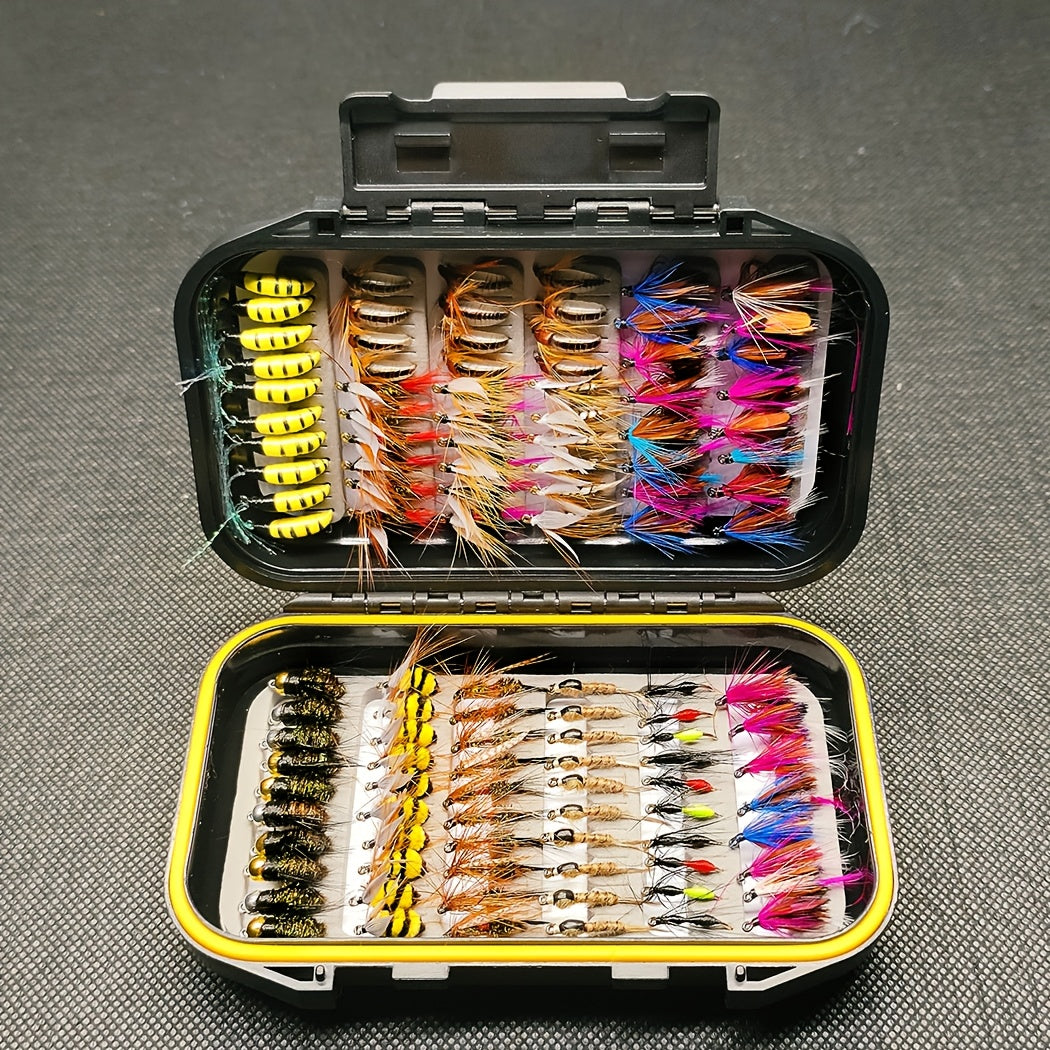 QIEVCRME Fly Fishing Lure Set Nymph Streamer Assortment