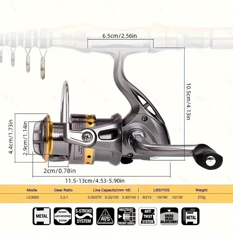 Telescopic Fishing Rod and Reel Combo Kit for All Anglers - Parry's Picks