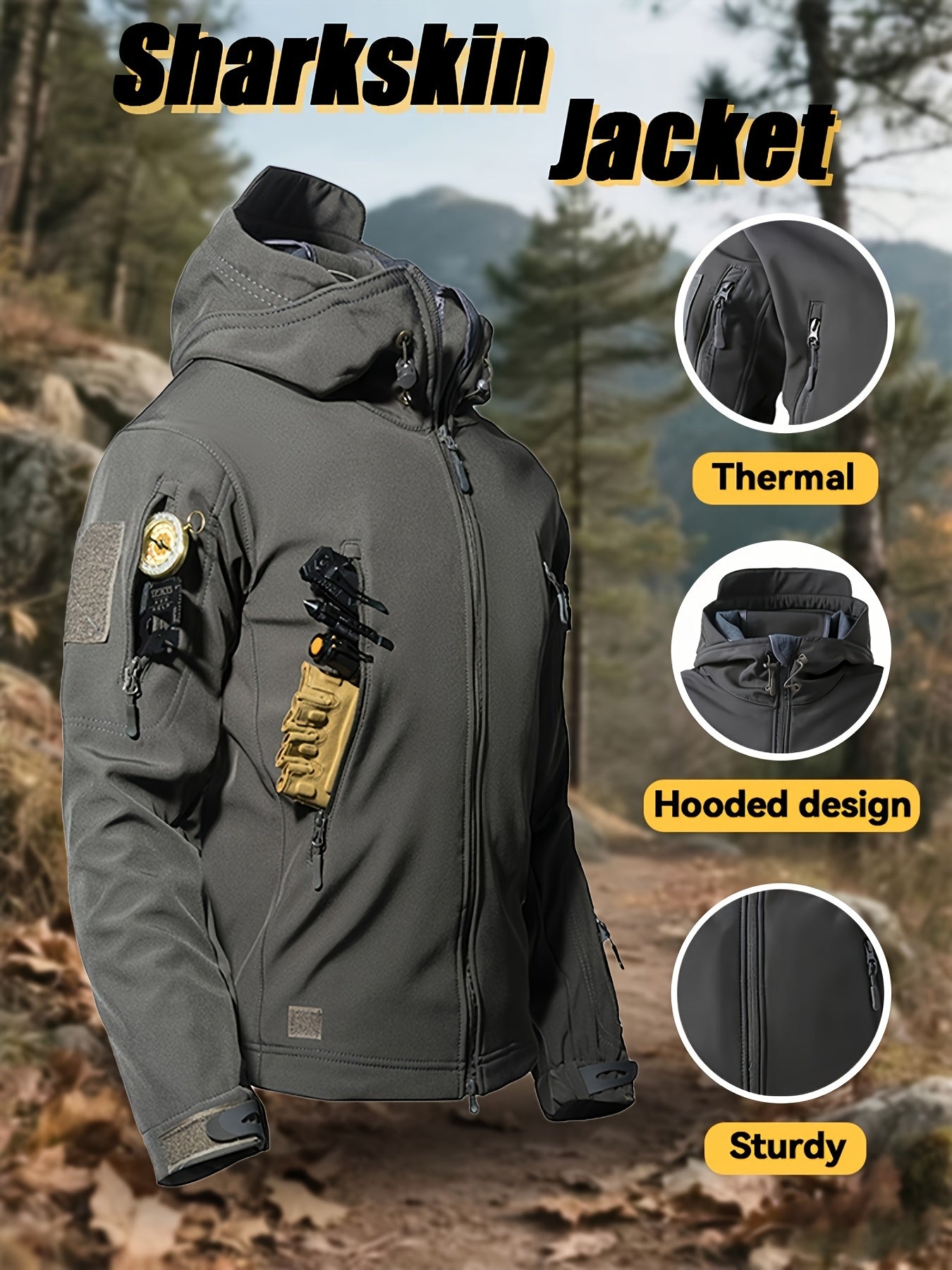 Men's 2-Piece Jacket And Overalls Set Warm Windproof Outerwear - Parry's Picks