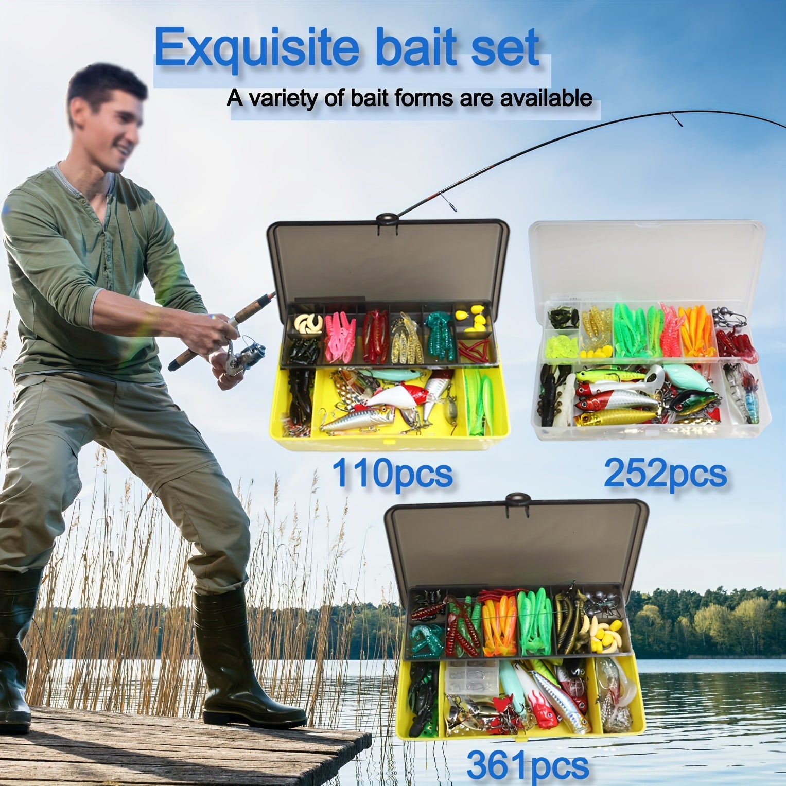Mixed Color Fishing Lures Kit for Enthusiasts and Anglers - Parry's Picks