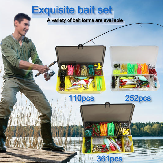 Mixed Color Fishing Lures Kit for Enthusiasts and Anglers - Parry's Picks