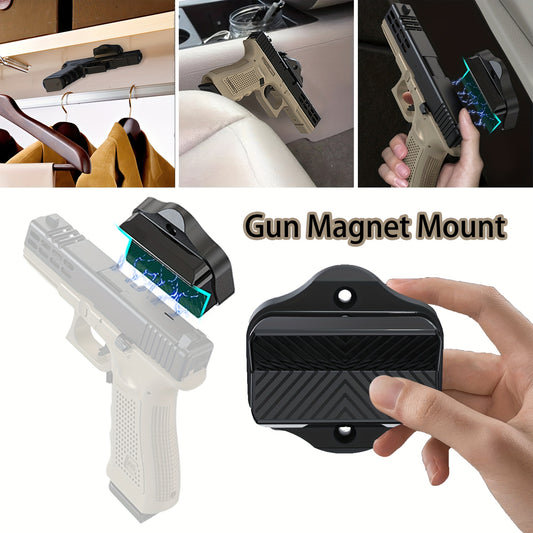 Double-Sided Gun Magnet Mount for Secure Pistol Storage - Parry's Picks