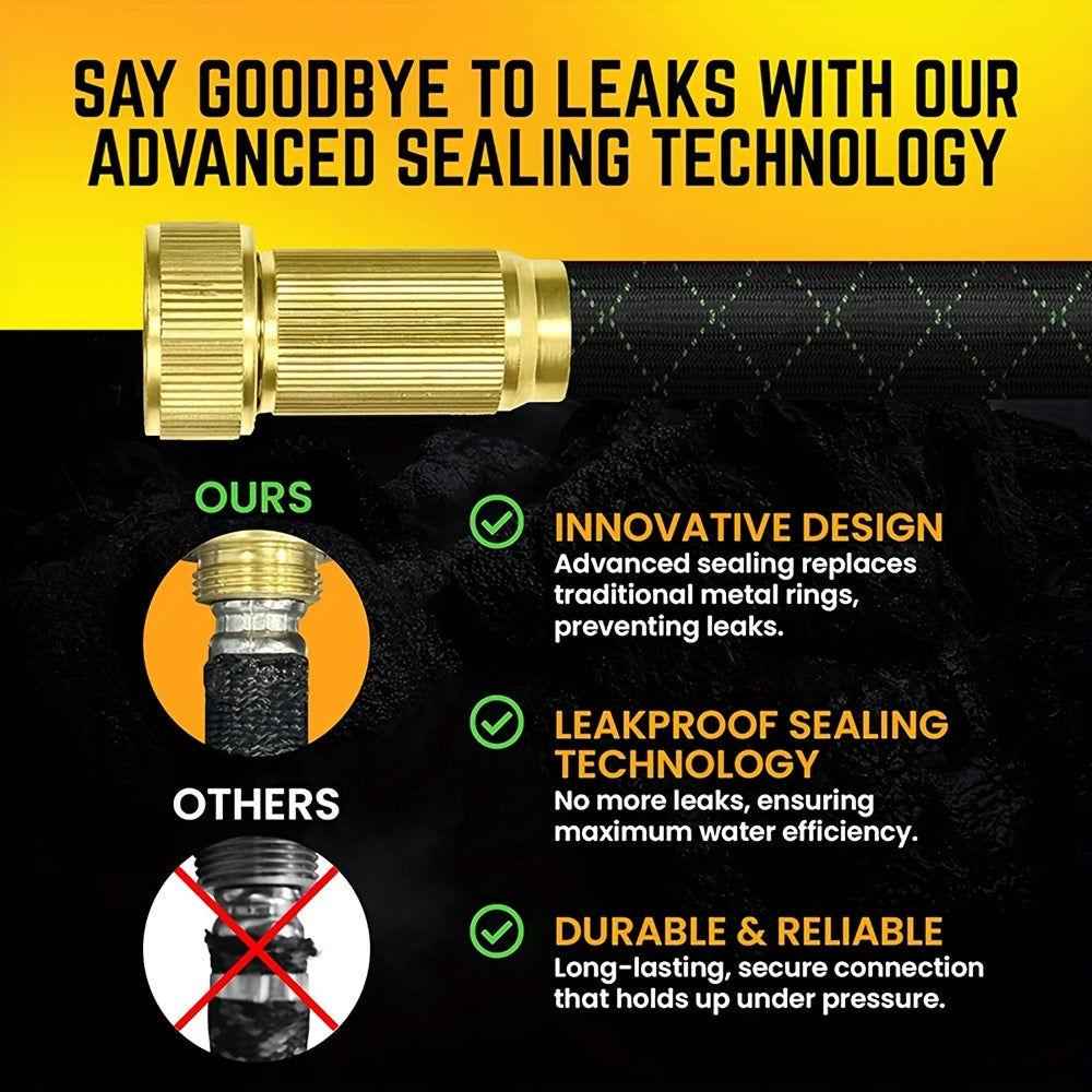 Heavy-Duty Garden Hose with High-Pressure Spray Nozzle - Parry's Picks