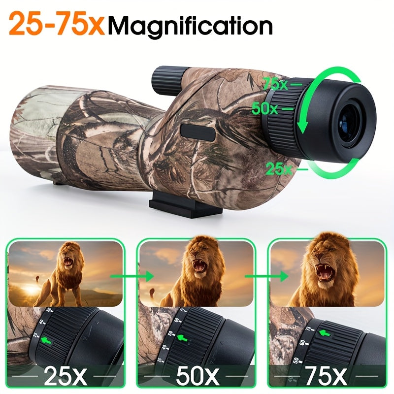 Spotting Scope With Tripod And Carrying Bag Outdoor Viewing