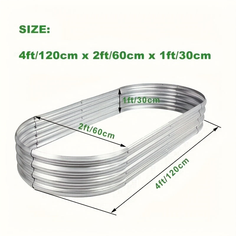 Galvanized Raised Garden Bed Kit for Outdoor Vegetables - Parry's Picks