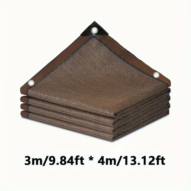 Coffee Colored Encrypted Shading Net for Outdoor Sun Protection - Parry's Picks