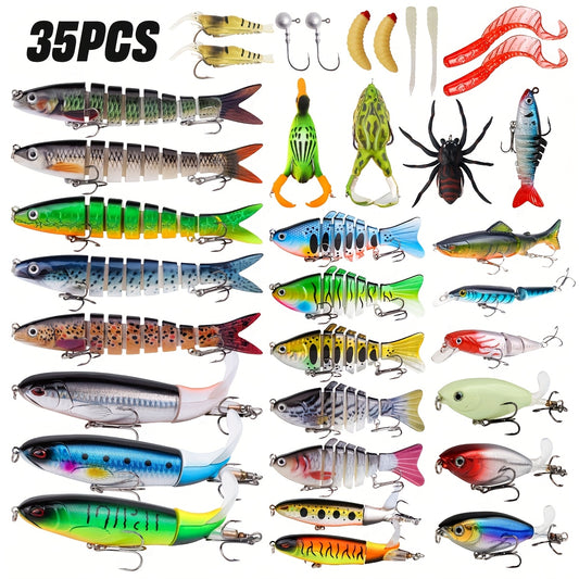 All In One Bass Lure Set For Freshwater And Saltwater