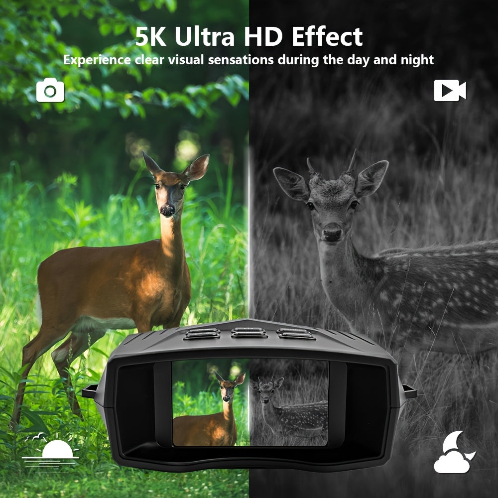 Lantoocam Night Vision Goggles With 5K Binocular Photography Features