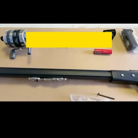 Brown AluminumAlloy FishingRodLauncher HighPrecisionScope StainlessSteelReel Accessories