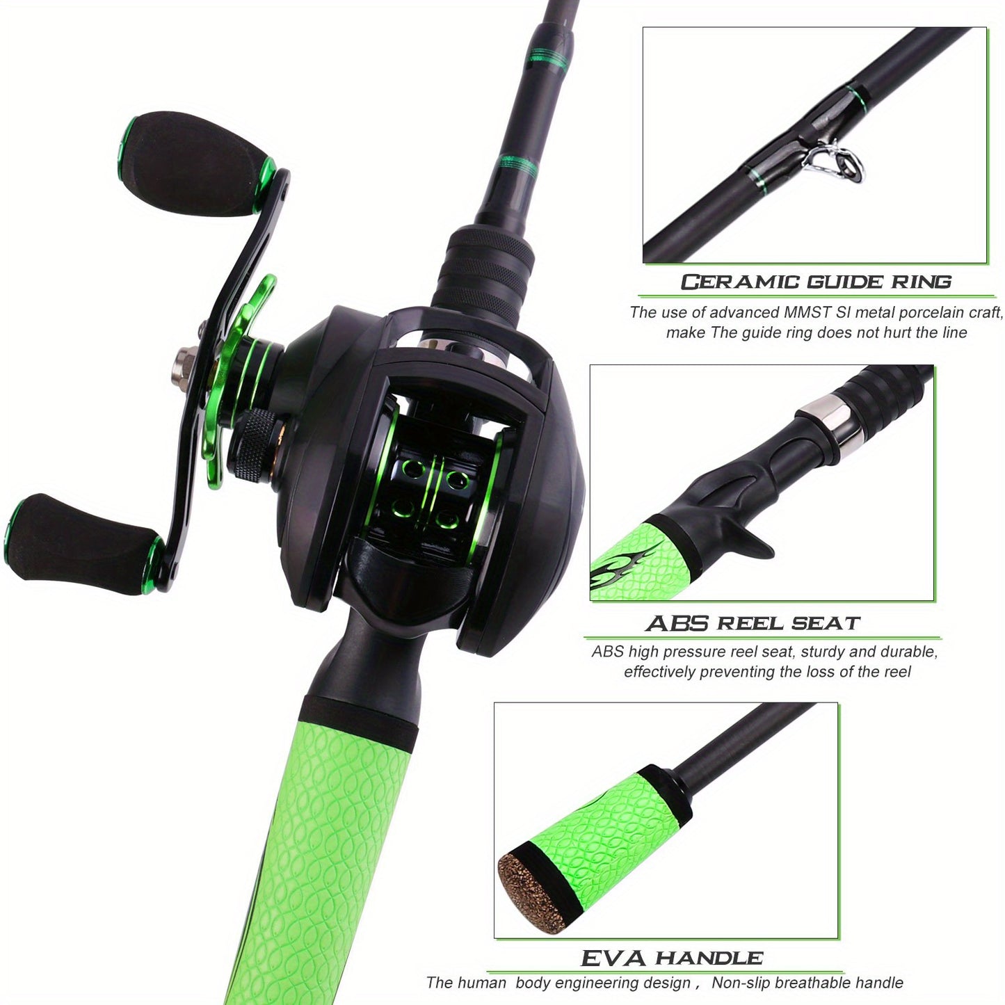 Sougayilang Premium Fishing Rod And Reel Set Carbon Fiber