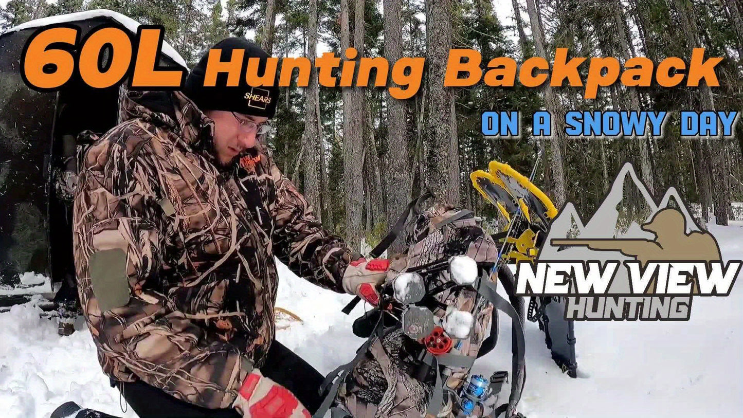 New View Camo Hunting Backpack For Men Waterproof Rain Cover