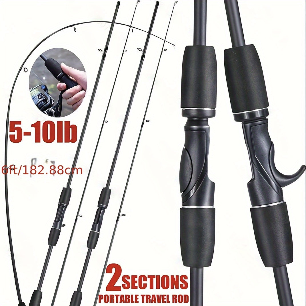 Lightweight Fishing Rod Carbon Fiber Glass Fiber Composite