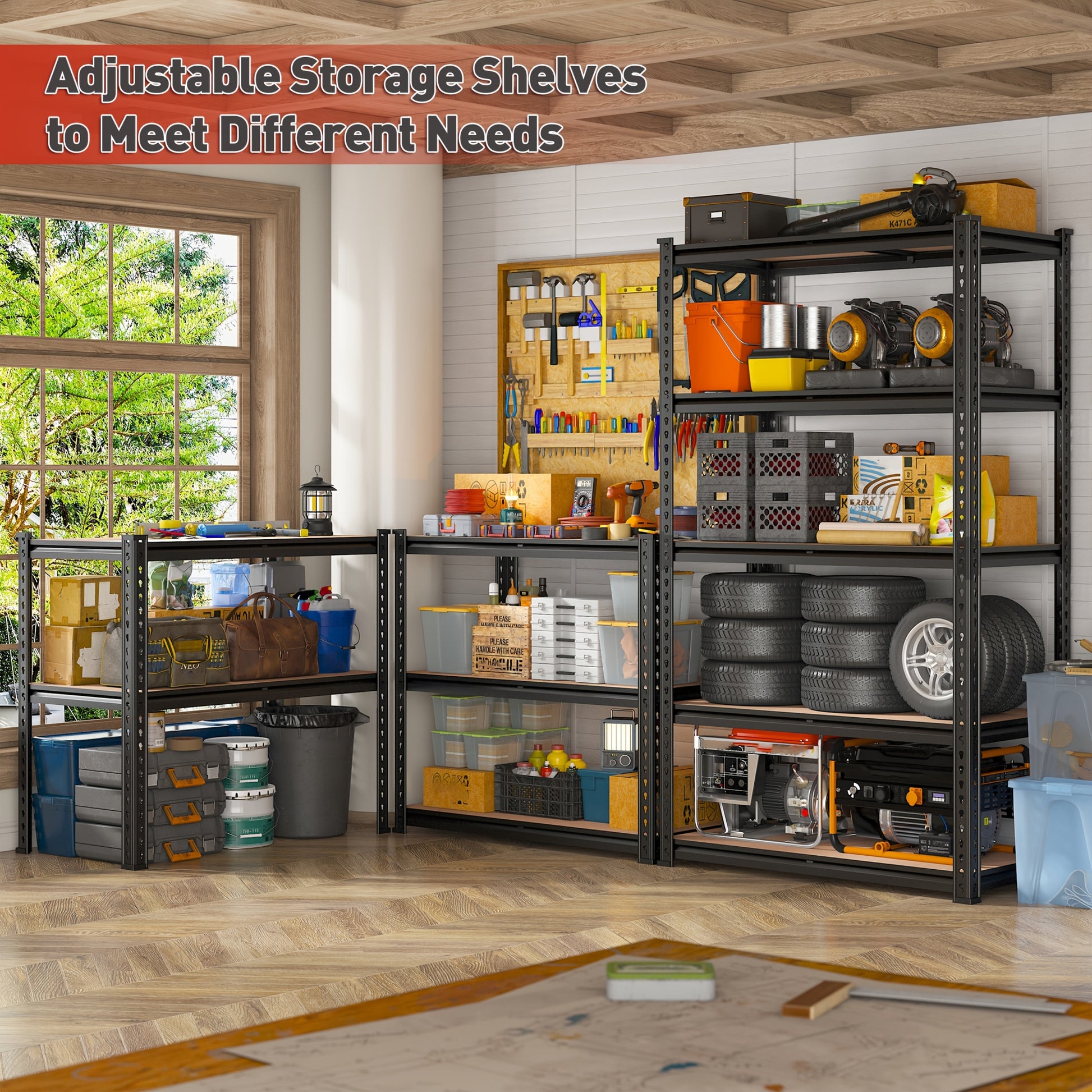 Heavy Duty Metal Storage Shelves for Garage and Utility Use - Parry's Picks