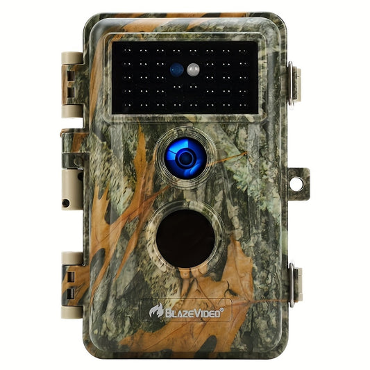 Trail & Game Camera With Night Vision 48MP 1296P HD H.264 MP4 Video No Glow 940nm Infrared Motion Activated For Outdoor Wildlife Hunting, Backyard Security, Animal Observation