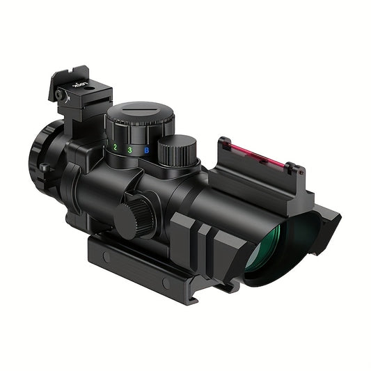 Feyachi Rifle Scope Illuminated Reticle with Sights