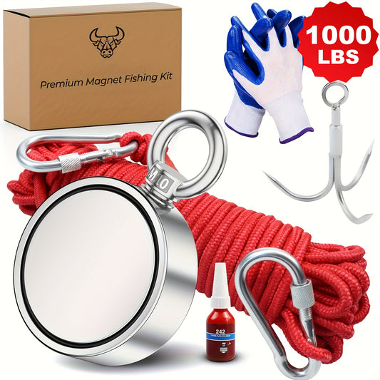 High Quality Neodymium Fishing Magnet Kit with Durable Rope - Parry's Picks