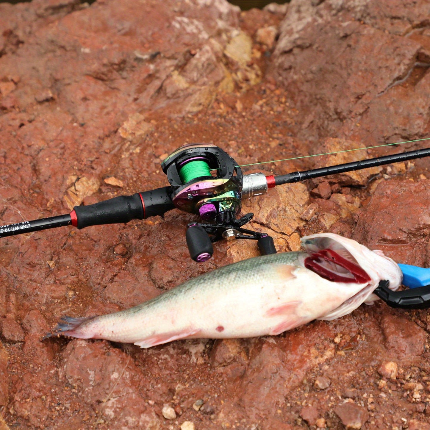 Sougayilang Graphite Rod And Baitcasting Reel For Freshwater
