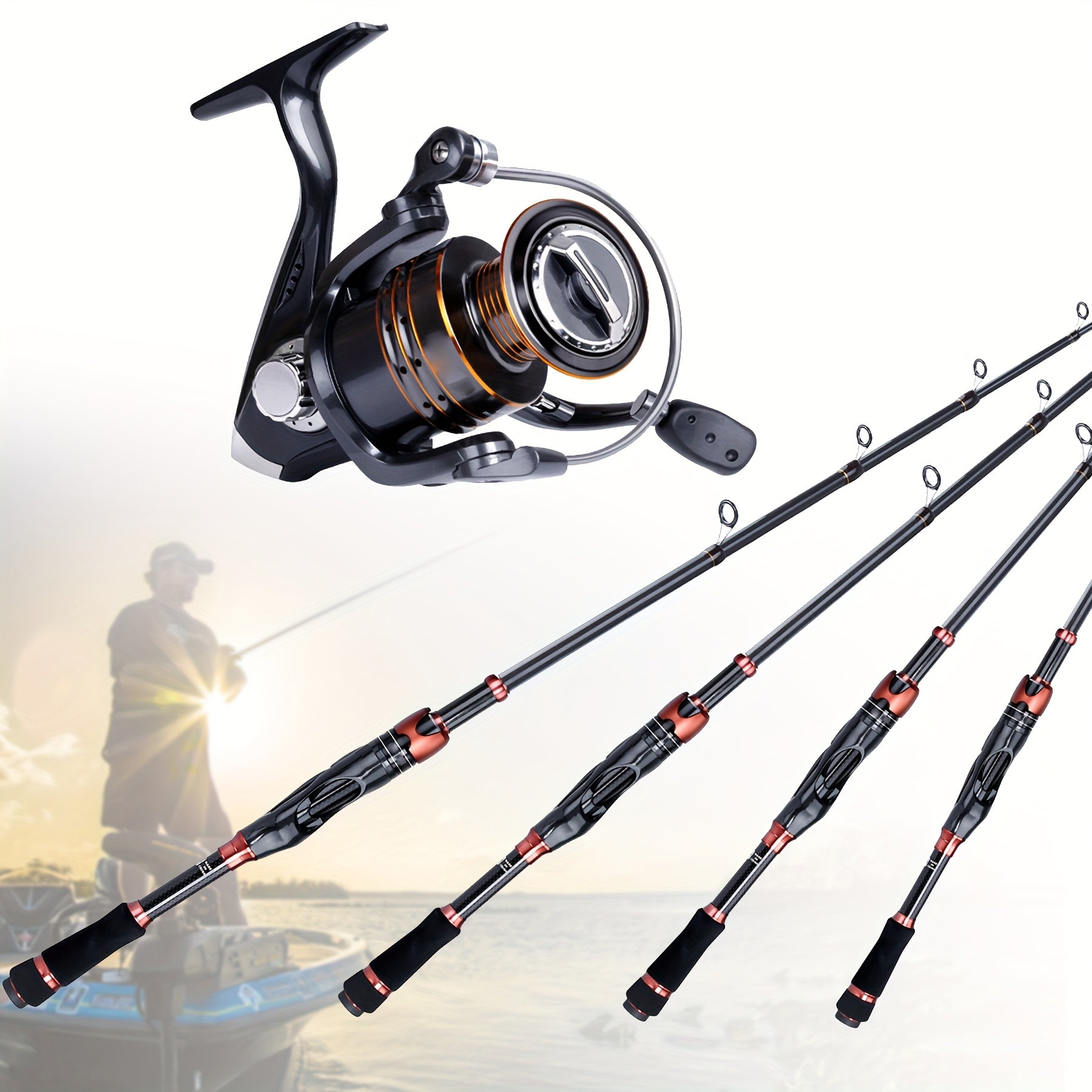Premium Carbon Matrix Telescopic Fishing Rod and Reel Combo - Parry's Picks