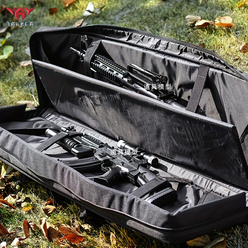 YAKEDA Double Rifle Case With Backpack Straps Soft Gun Case