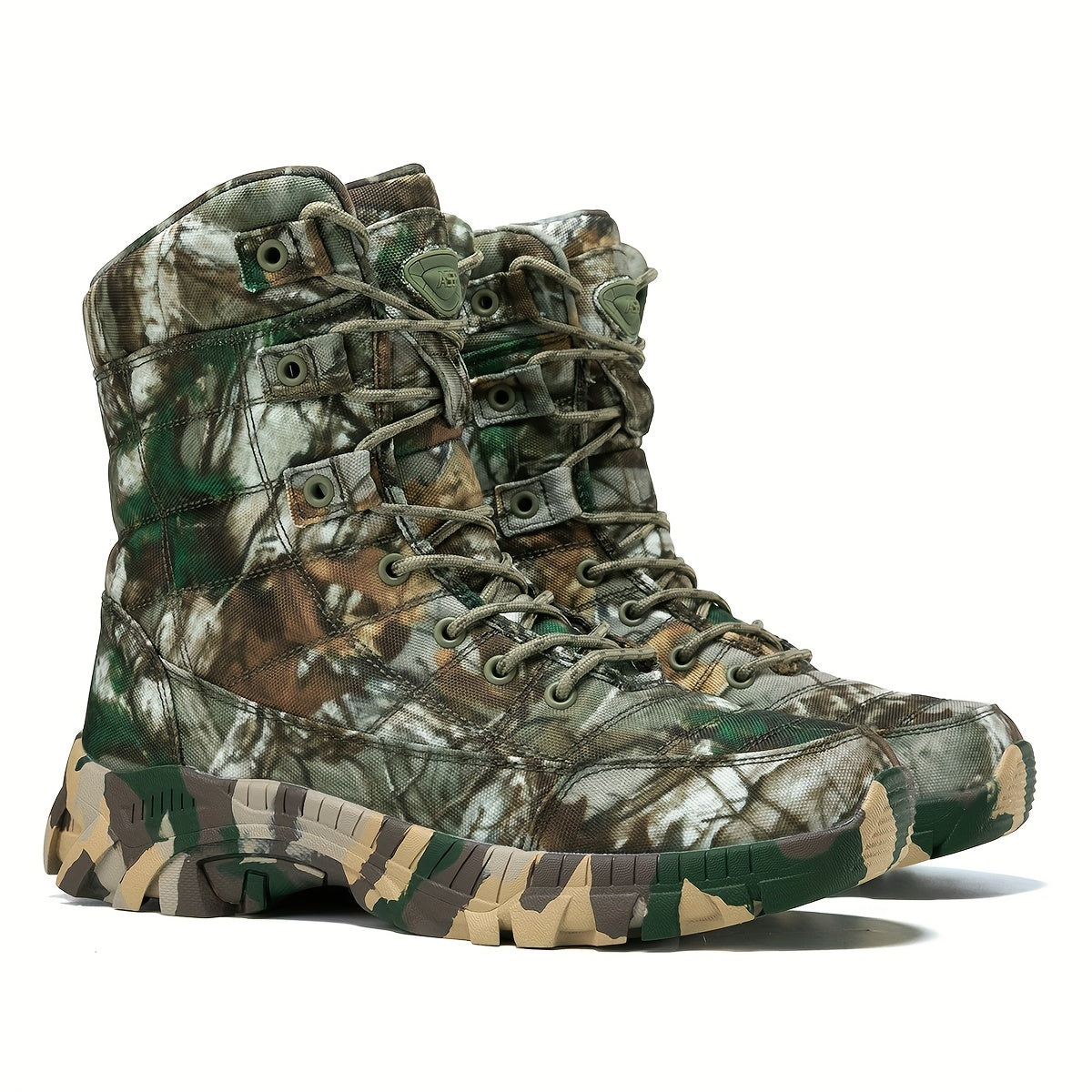 YTAT Men's Light Motorcycle Combat Boots Hiking Shoes