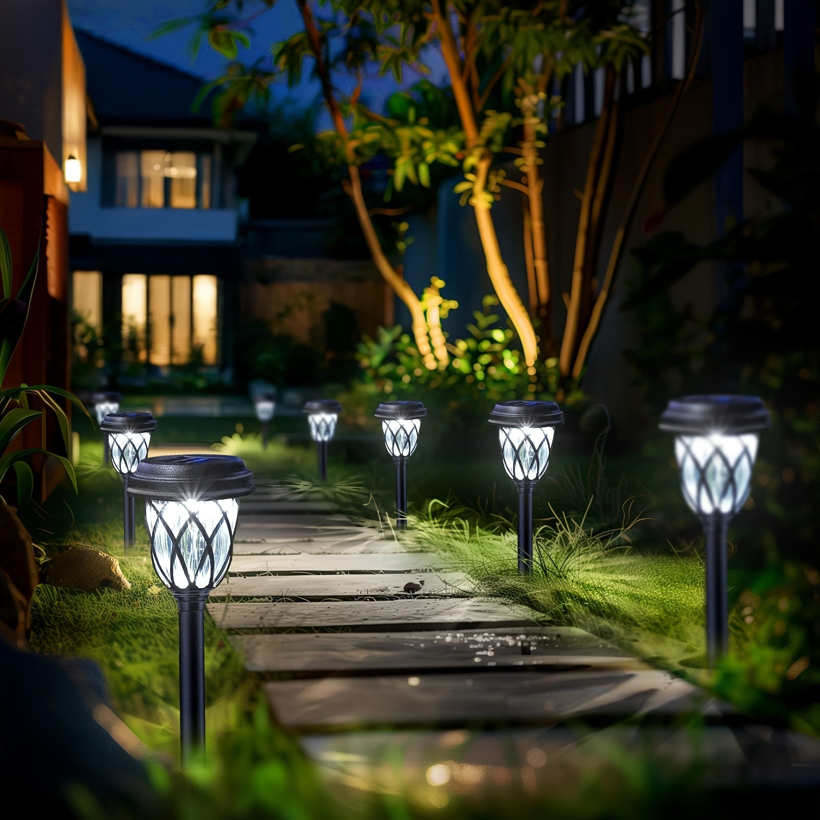 Solar LED Garden Stake Lights for Outdoor Landscape Decor - Parry's Picks