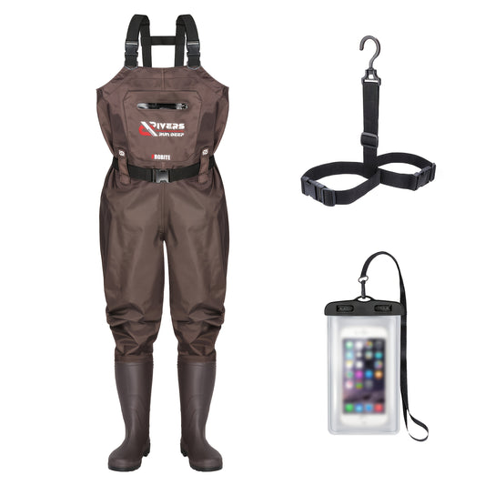 PROBITE Breathable Fishing Chest Waders With Boots For Anglers - Parry's Picks