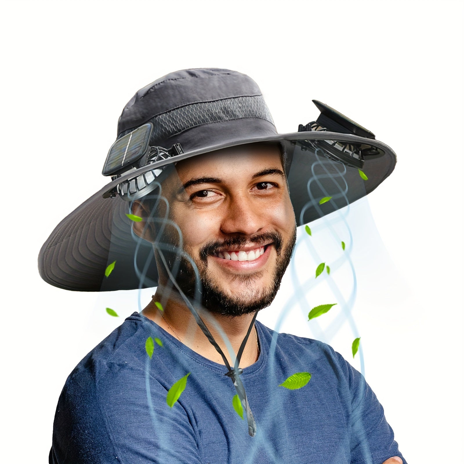 Ayamaya Solar Fan Hat With Adjustable Rotating Cooling Fans - Parry's Picks