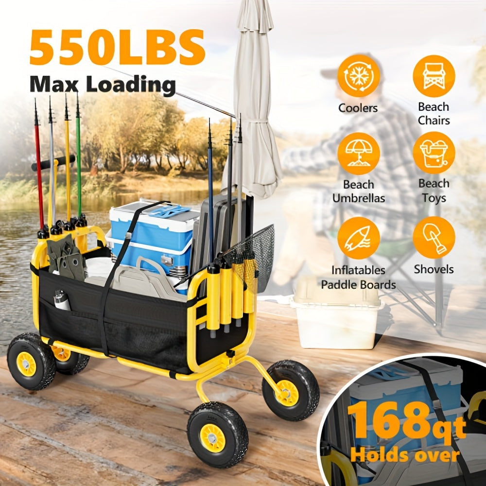 Bonnlo Portable Fishing Cart for All-Terrain Fishing Adventures - Parry's Picks
