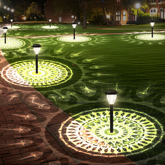 Solar Pathway Lights with Mandala Pattern for Outdoor Ambiance - Parry's Picks