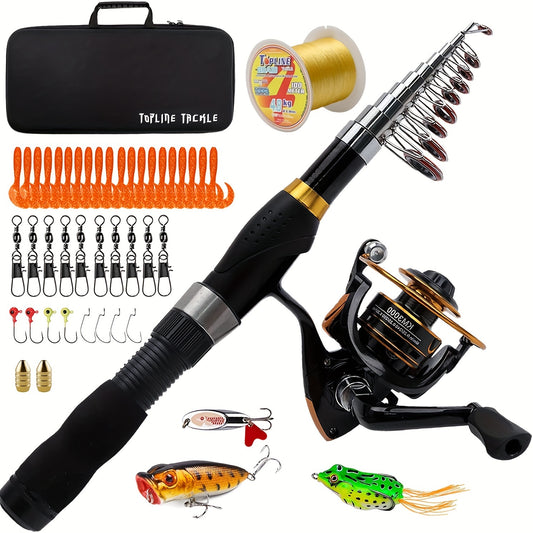 Collapsible Fishing Rod And Reel Combo For Outdoor Adventures - Parry's Picks