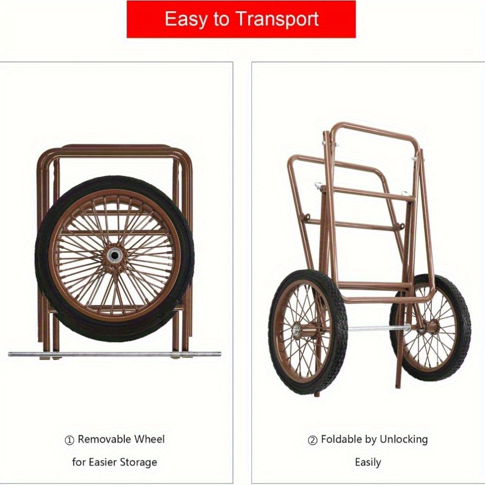 Folding Hunting Cart for Easy Transport and Heavy Loads